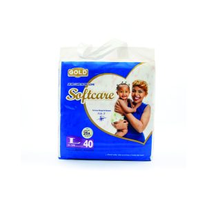 Softcare Baby Diapers Large 40pcs